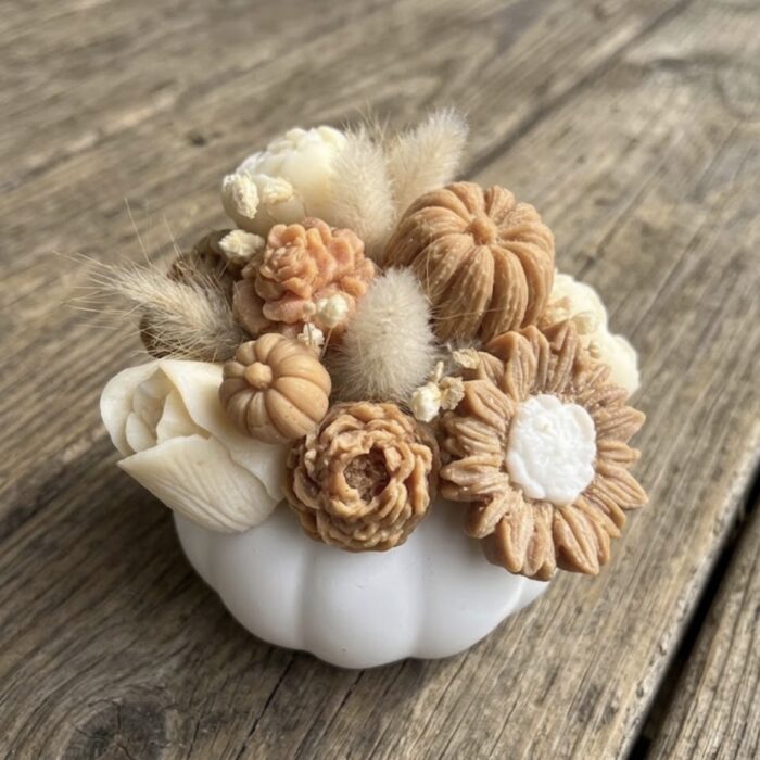 Bouquet parfumé et décoratif en forme de citrouille collection automne
